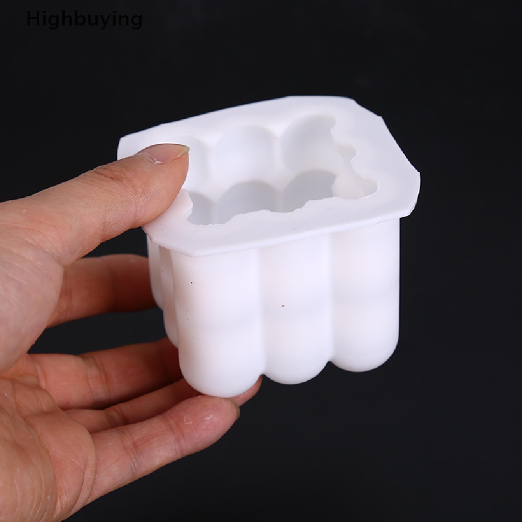 Hbid 1pcs Cetakan Silikon 3D s Cube Soy Mold DIY Mold Glory