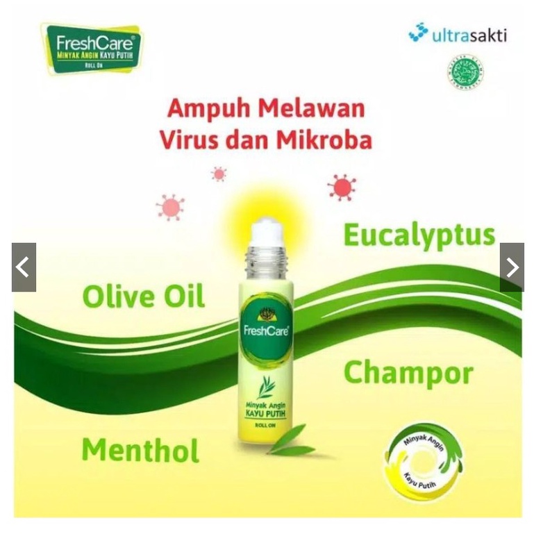 COD - FRESH CARE (✔️BPOM) Minyak Angin Aromatheraphy Roll On 10mL | aroma terapi gosok freshcare