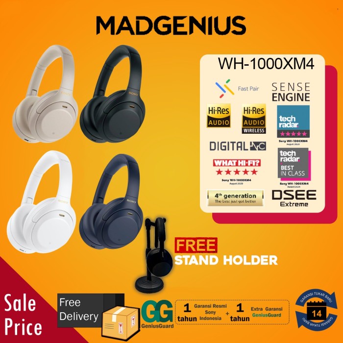 Phone Sony Wh 1000Xm4 Wh-1000Xm4 Wh1000Xm4 Xm4 Wireless Headset Nc Original