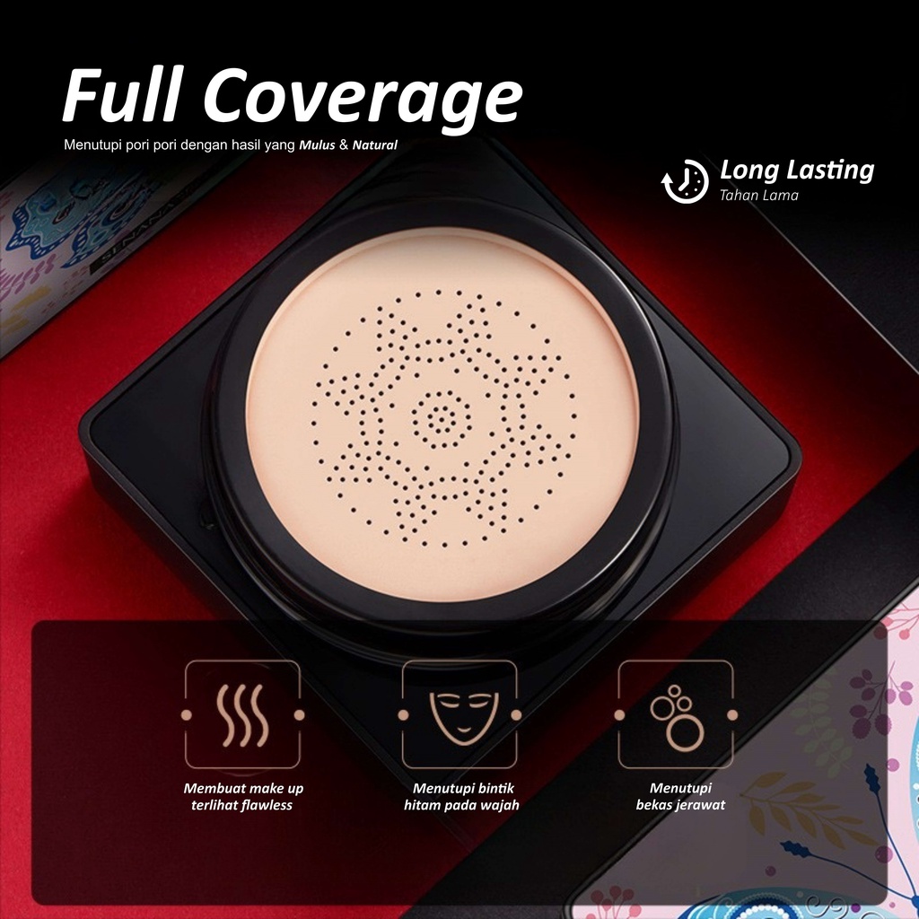 BB Cushion Beauty Cream Flawless Make up Full Coverage Long-Lasting