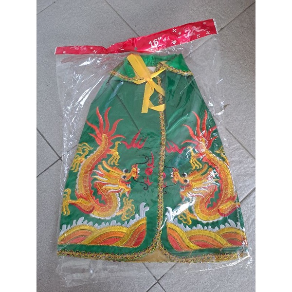 baju jubah patung dewa kwan kong 16 inch