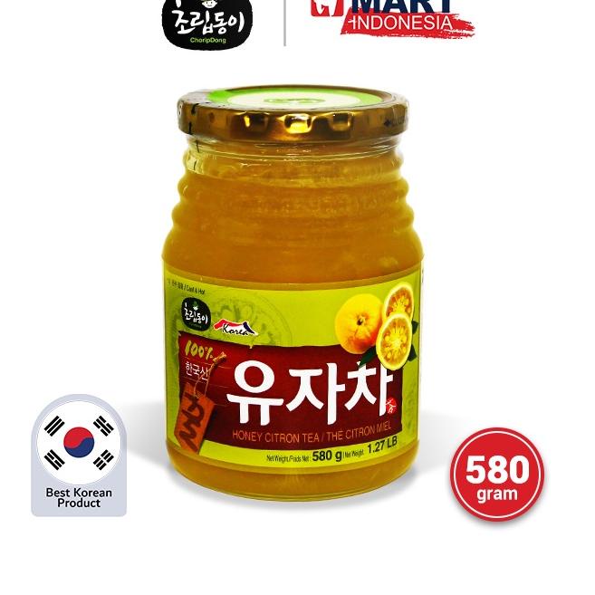 

♀ [HMART] Honey Citron Tea 580g - Minuman Konsentrat Jeruk Sitrun dengan ☛