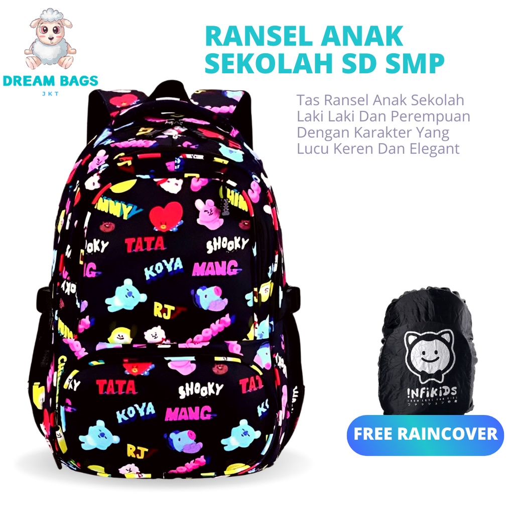 Tas Sekolah Anak Laki Laki SD Dream Bags 1822 - Tas Ransel Anak Laki SD - Tas Anak Cowok