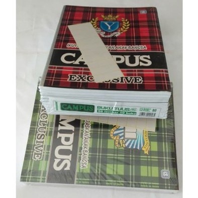 

Bts Buku Tulis Campus Ideal 58Lbr ( 1 Pack 10 Buku )