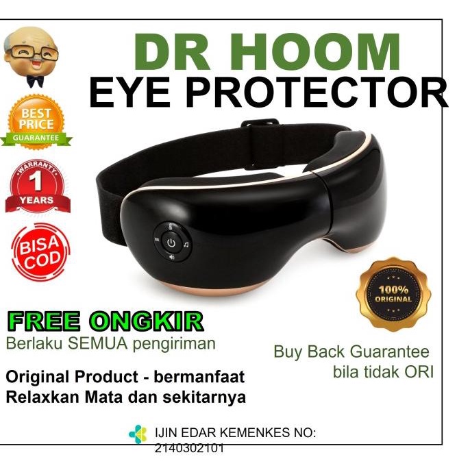 Promo Terapi Mata Dr Hoom Eye Protector Pemijat Relaksasi Mata