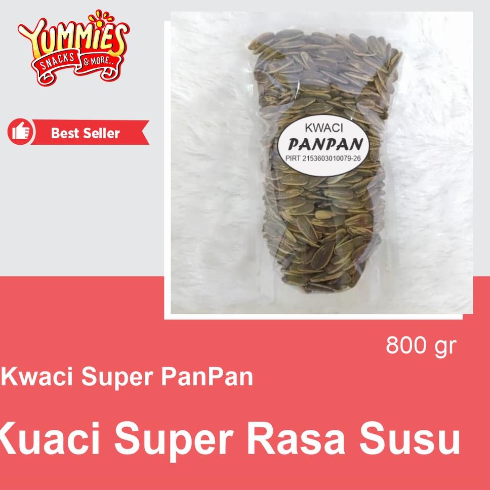 

Ready ★★★ Kuaci Kwaci Biji Bunga Matahari PanPan Super Rasa Susu 800 gram Like Rebo Fuzo ✈