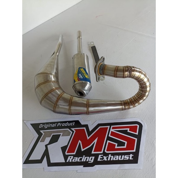 Knalpot udang DT 100 / DT 125 stainless steel