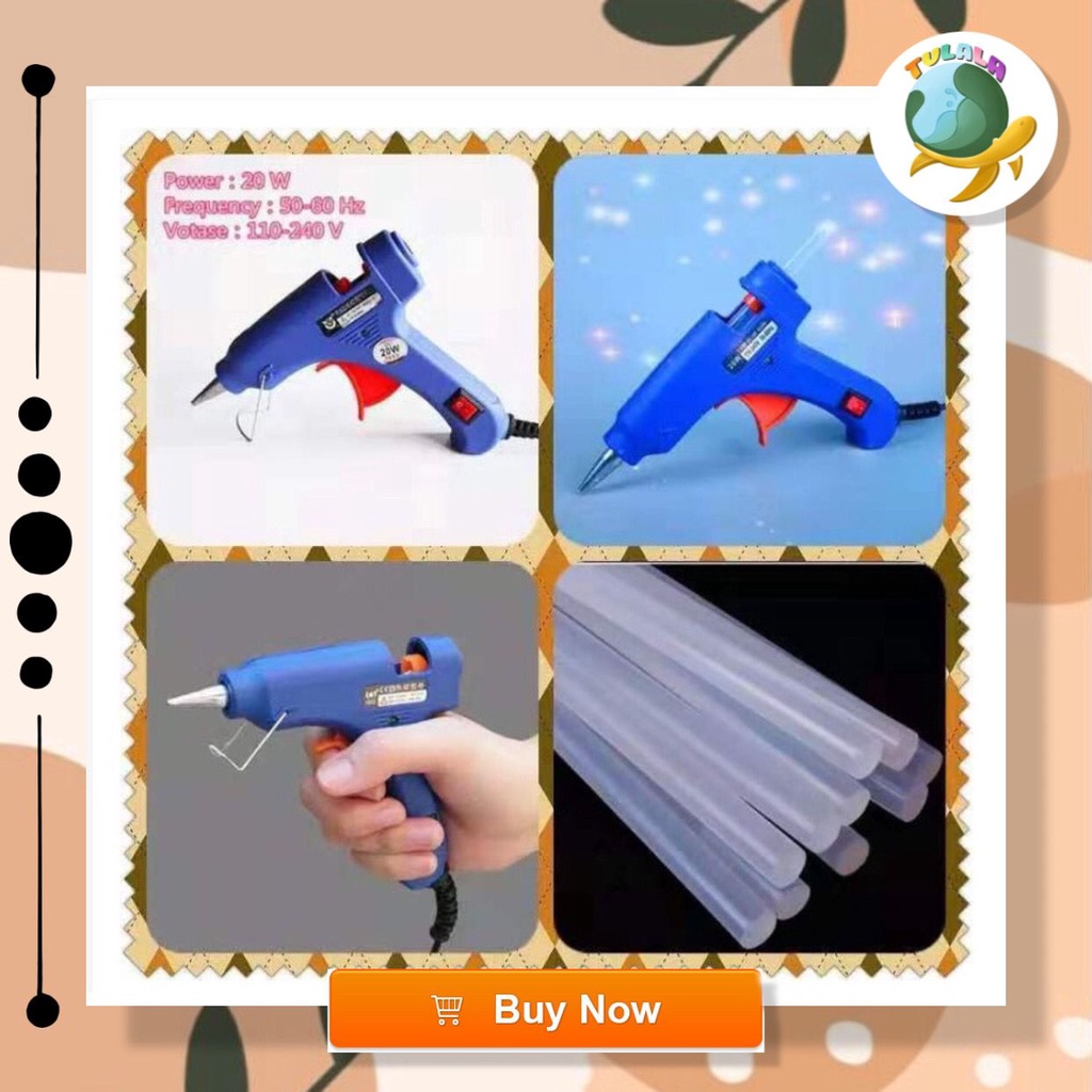 Lem Tembak / Glue Gun Mini / 20W-Isi Lem Tembak ukuran kecil / Refill Lem Tembak Eceran