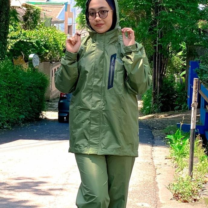 jas hujan Wd wild outdoor original Raincoat Setelan