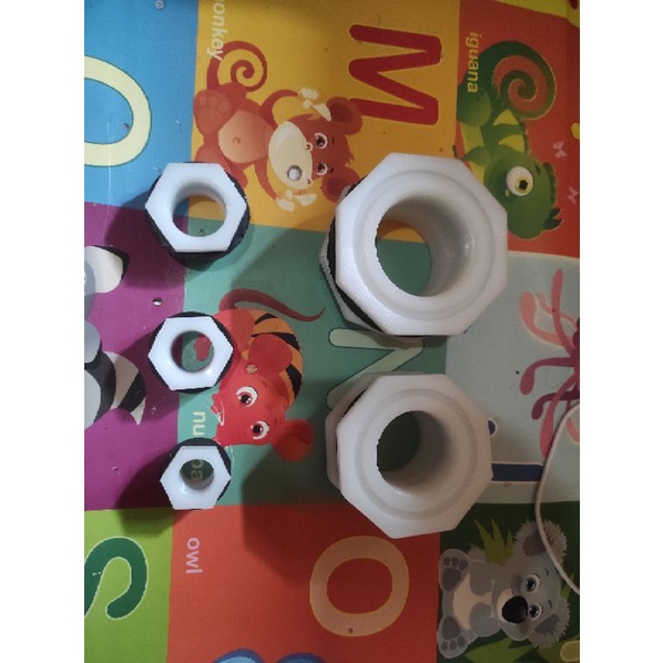 Ring tandon 1 1/2"x2"/mur toren 2"x21/2"