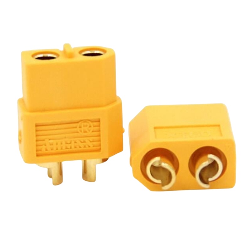 Zzz 2pcs xt60 XT-60 Male Female T-plug Konektor plug Untuk Konektor RC- Lipo xt60