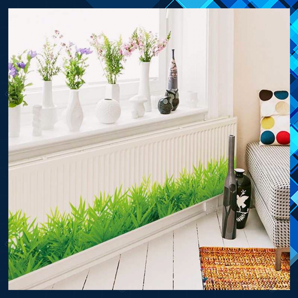 Stiker Wallpaper Dinding Model Rumput -DR916