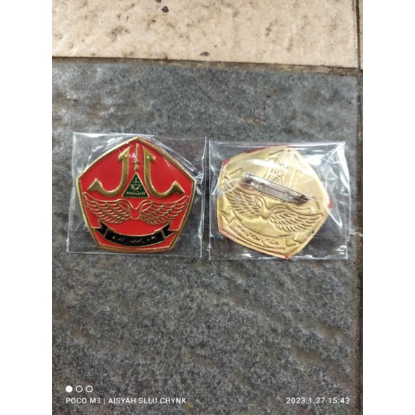 EMBLEM BARET BANSER / PIN BANSER