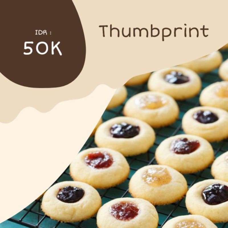 

Thumbprint - Senamu cookies - kue kering