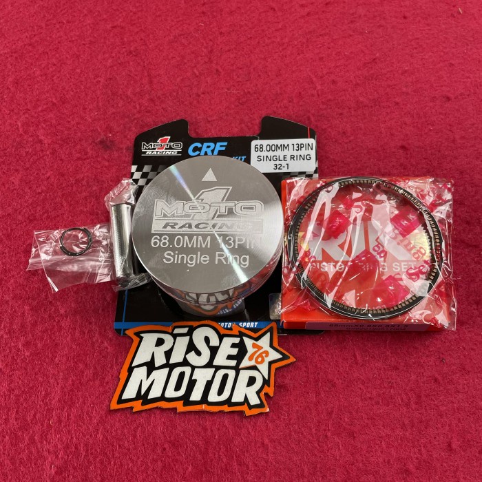 Piston Moto 1 68 pen 13 type single ring