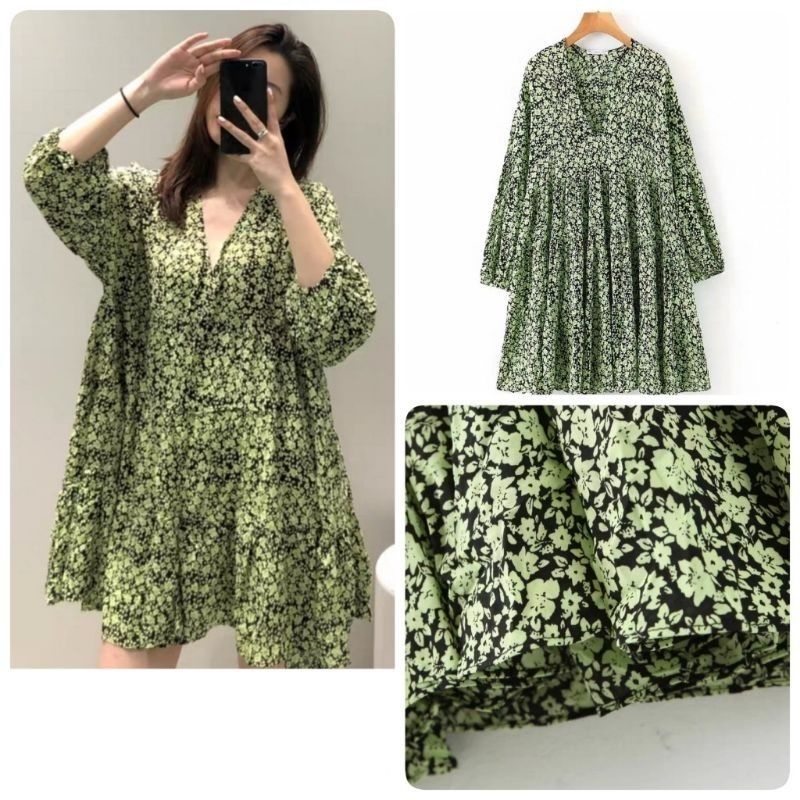 mini midi dress korea dress flowert korea import