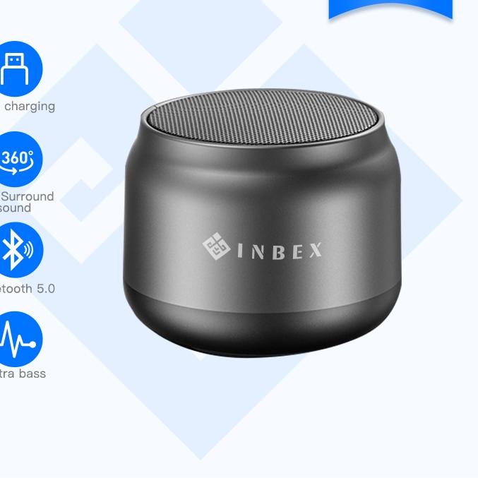 ✨BIG SALE✨ INBEX Bluetooth TWS Speaker/Portable Wireless Speaker/Bluetooth 5.0/TWS Built-in-Mic/Bass