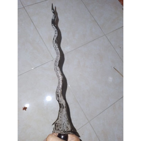 pusaka keris sepuh original dhapur sabuk inten Luk 11 est era mataram senopaten wingit ,pamor wos wu