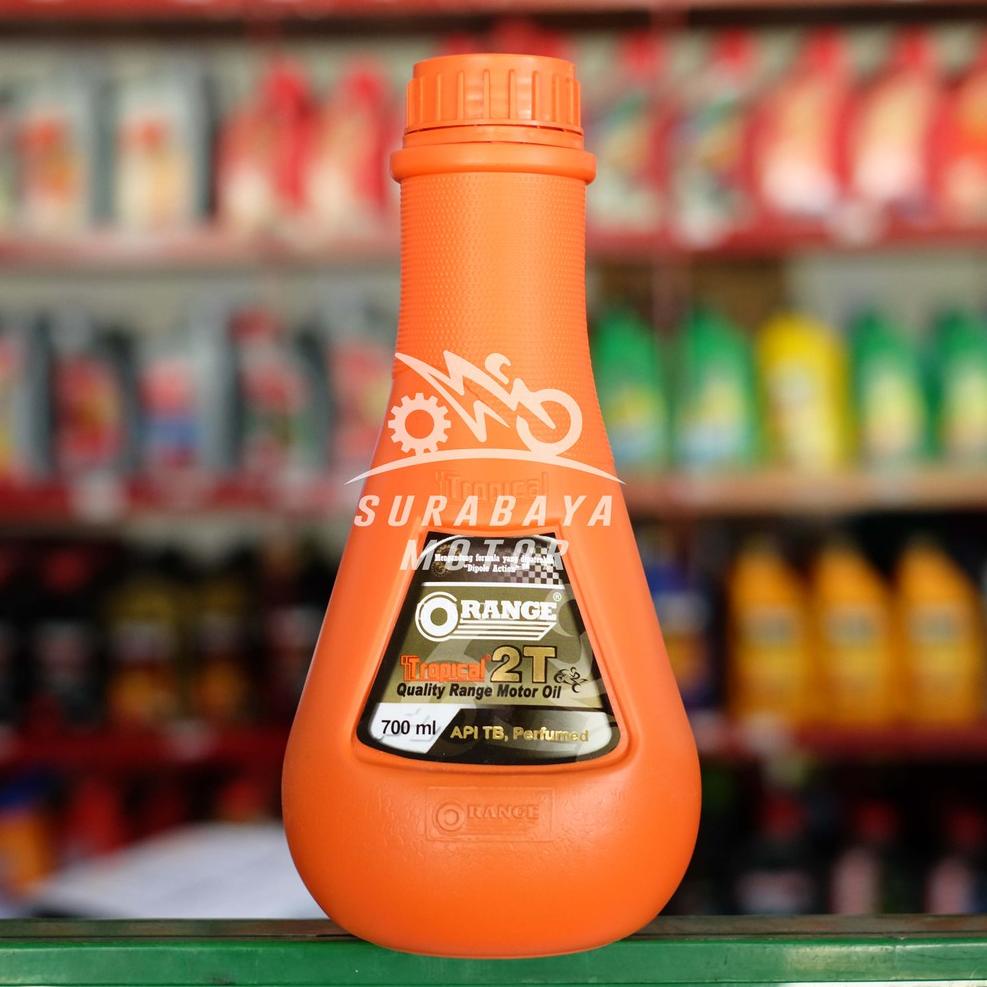 Oli 2T Samping Orange Tropical Harum Wangi 700ml 700 ml 0,7 L Liter RX King Fiz R Force 1 2 Tak ➠Dis