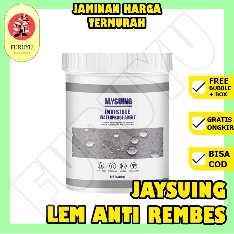 Jaysuing Lem Transparan Transparant Bening Anti Bocor Rembes Krembes Air Penambal Perekat Atap Rumah Genteng Keramik Dinding Tembok Kusen Plafon Jendela Retak Jaysuing Invisible Waterproof Original