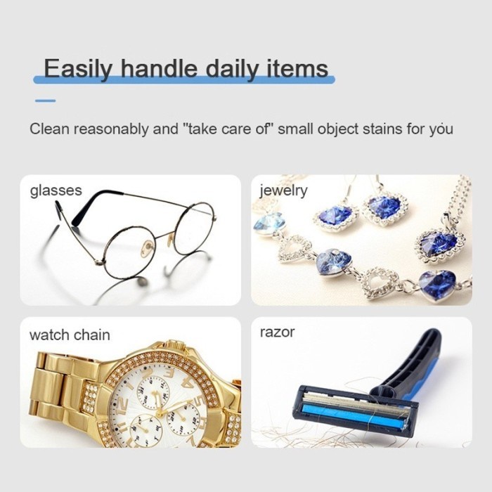 TESSER ULTRASONIC CLEANER / PEMBERSIH KACAMATA AKSESORIS PRAKTIS