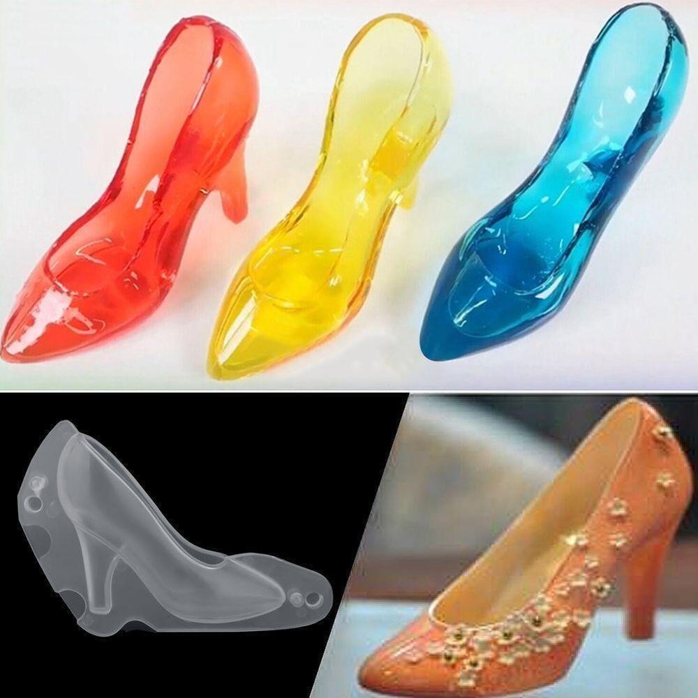 Cetakan Sepatu Tumit Tinggi Nanas Alat Masak Cetakan 3D Handmade Dekorasi Cetakan Jelly Es Sabun