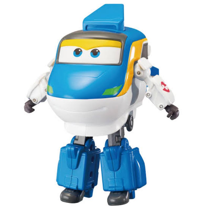 Super Wings Transforming Robot Tony Mainan Robot Original
