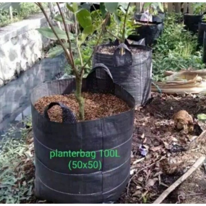 PLANTER BAG 100 LITER HITAM SUPER