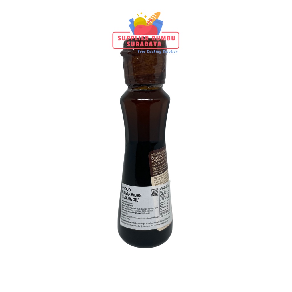 Daesang Chung Jung One OFood Premium Sesame Oil / Minyak Wijen Korea 160ml