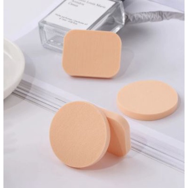 PUFF BEDAK ISI 2 PCS MAKE UP / SPON MAKE UP LEMBUT / POWDER PUFF BULAT PERSEGI