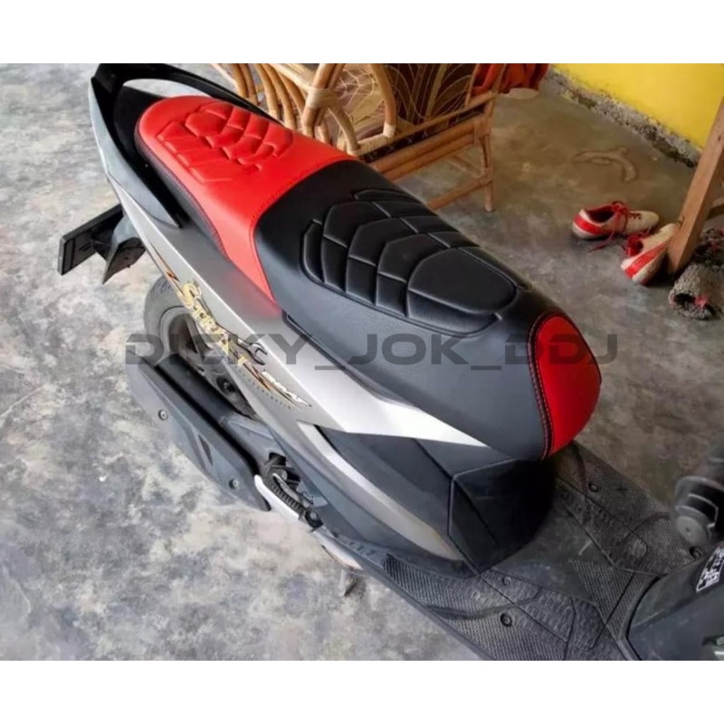 Cover Jok/Kulit Jok. Pres Embos Busa Model Enmore . #Nmax#pcx#aerox#vario#beat#scoopy#mio#DLL