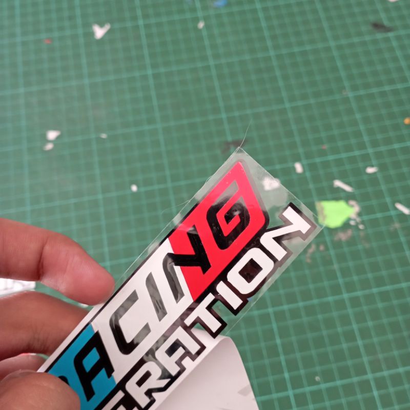 Stiker Cutting R9 Racing Generation