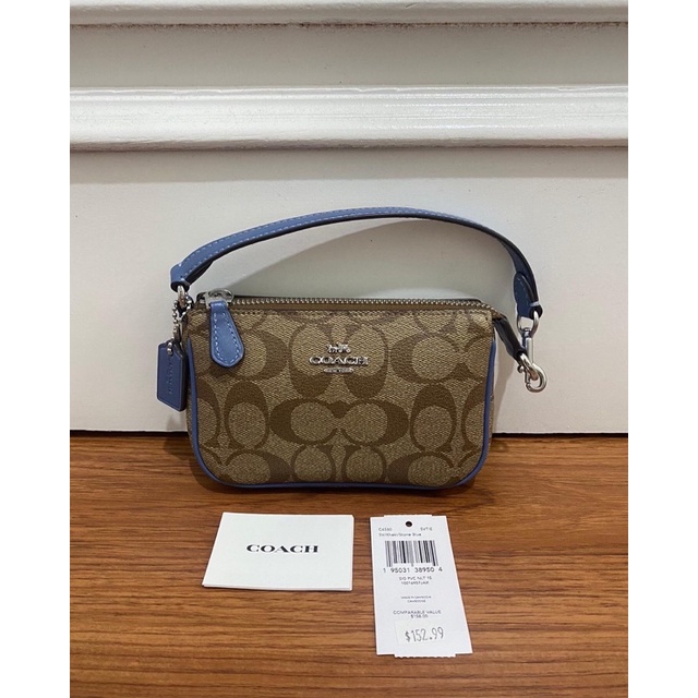 Preloved Coach nolita 15 khaki blue