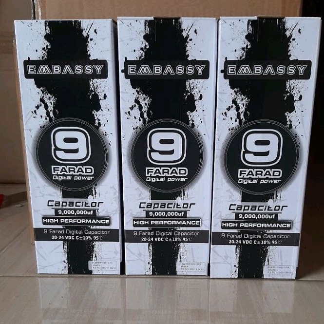 Kapasitor 9 farad EMBASSY Kapasitor Mobil Capasitor 9 Farad EMBASSY