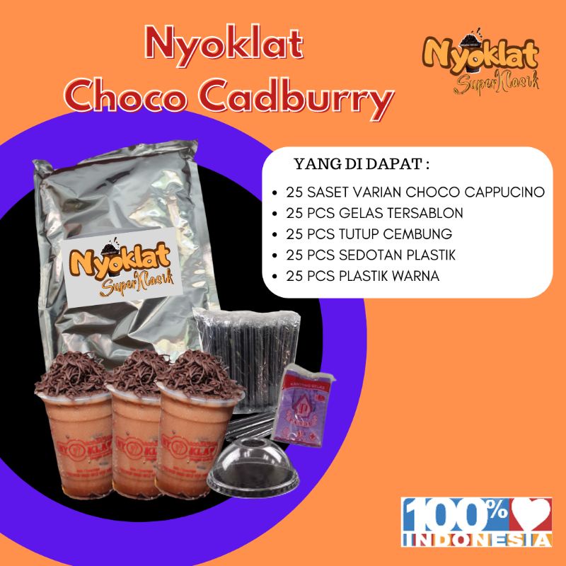 

Bubuk Minuman Coklat Burry - 1Paket - Nyoklat Super Klasik