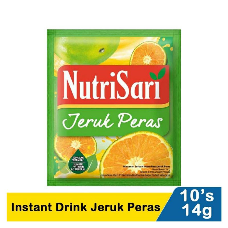 

Nutrisari Instant Drink Jeruk Peras 10X14G