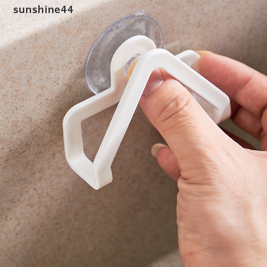 Sunshine 2Pcs Organizer Dapur Suction Cup Wastafel Drain Rack Sponge Tempat Penyimpanan.