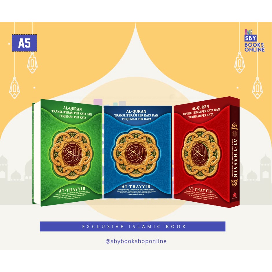 Alquran At Thayyib A5 Terjemah Perkata HC – Cipta Bagus Segara – Al Quran Khot Usmani 15 Baris Tangg