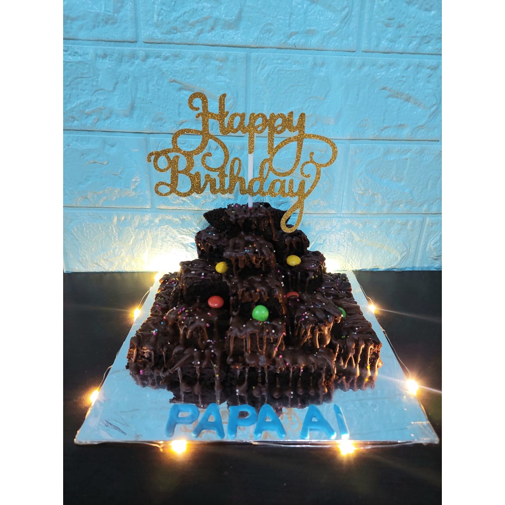 

PREMIUM Brownies tower ulang tahun brownies enak brownies murah