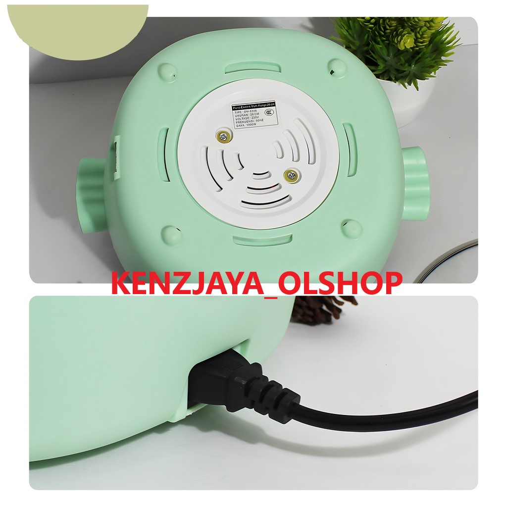 ( KJO ) Panci Elektrik Kukus 26 Cm Multifungsi 2 Tingkat Serbaguna / Electric Cooking