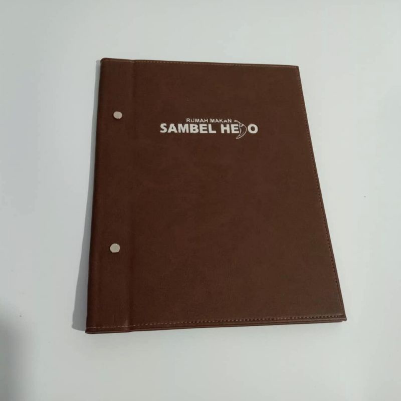 

Buku Menu A4 Dijepit - Cafe Resto Hotel Dll