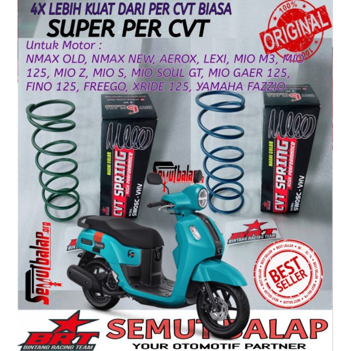 PER CVT FAZZIO SUPER PER CVT BRT RACING ORIGINAL PER CVT YAMAHA FAZZIO 1.000rpm BRT RACING ORIGINAL 