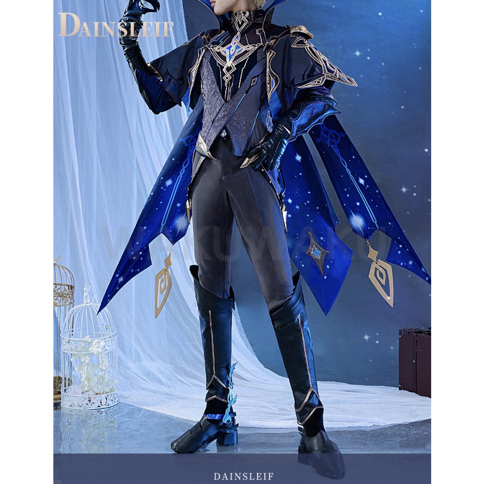 Game Genshin Impact Dainsleif Cosplay Costume Halloween Dainsleif Cosplay