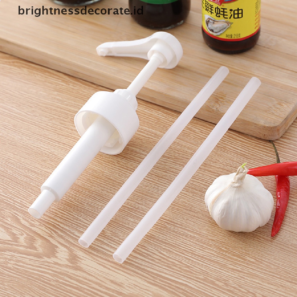 [Birth] Botol Sirup Nozzle Pressure Oil er Pompa Rumah Tangga Tipe Dorong Dapur Portable Tools Bottle Stopper Dispenser Hot Sell New [ID]