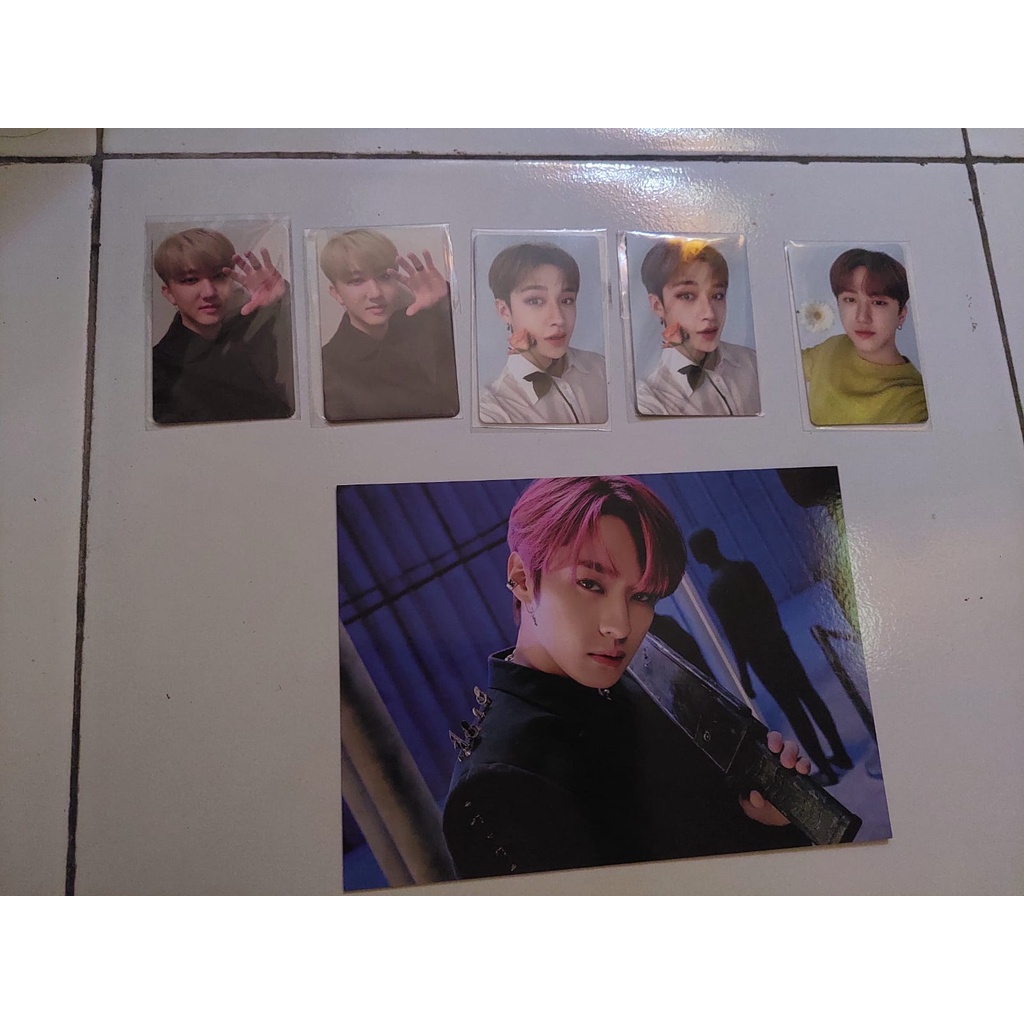 Stray Kids Miniposter Lee Know Seungmin / Photocard (PC) Changbin Oddinary / Photocard (PC) Bang Cha