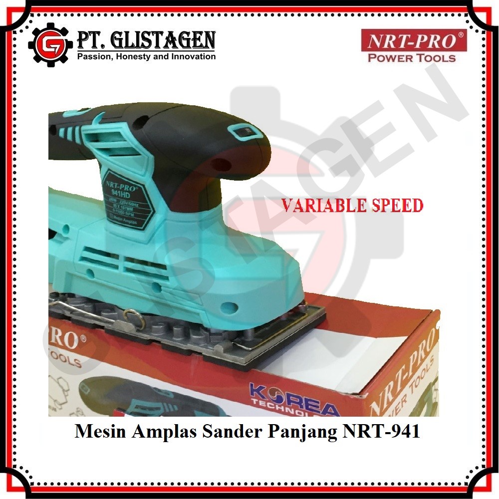 Mesin Amplas Kayu Finishing Electric Sander NRT-941HD dan NRT-921