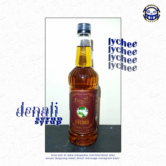 

SYRUP DENALI LYCHEE - 750 ML