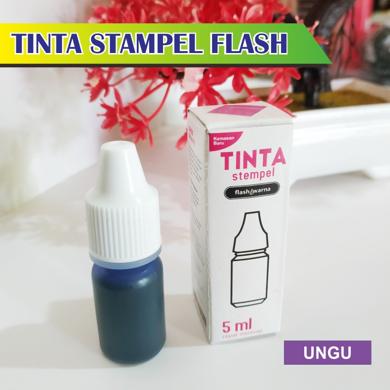 

Tinta Stampel Flash Warna Ungu/Violet