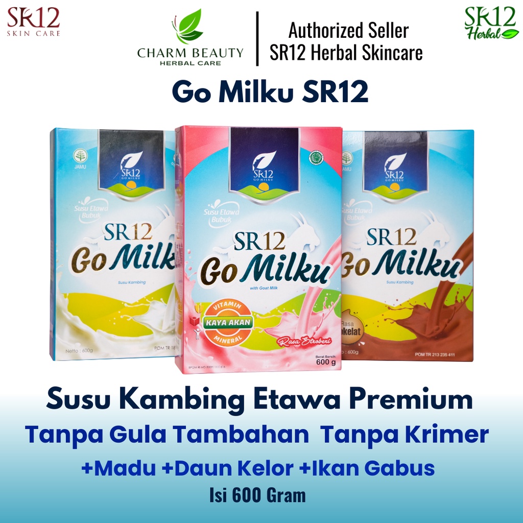 Go Milku SR12 - Go Milku SR12 600g - Susu Kambing Etawa