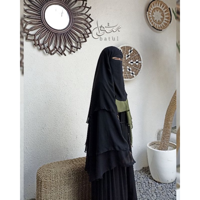 OUTER CADAR 3 LAYER BY GERAIBATUL/BURQO 3 LAYER/BURQO YAMAN/LUARAN CADAR /PRODUKSI CADAR TERMURAH